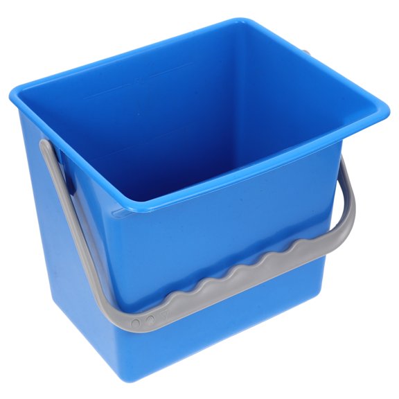 FOMIYES Plastic Cleaning Bucket with Handle Car Trash Can for Suv with Graduated Scale and Spout