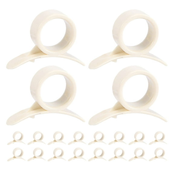 Raindrops Orange Peelers 20pcs Set with Kitchen Design, Convenient Beige ABS Material for Opening