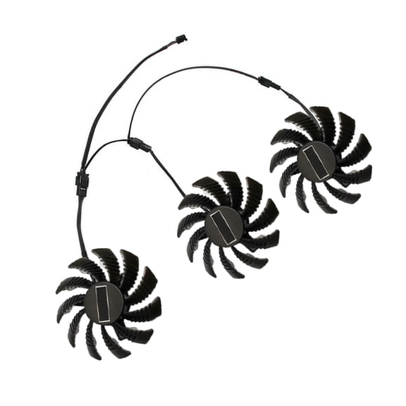 Raindrops Cooler for Video Card Graphic Fan Air Mover Blower Replacement Black