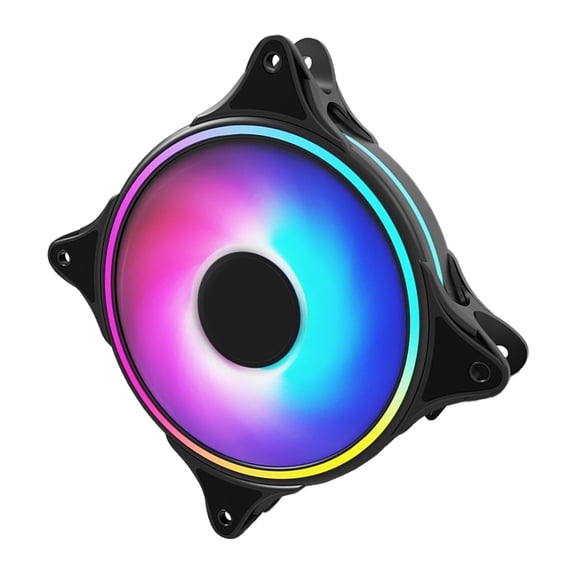 Kitandove Computer Case Fans Abs with 7 Blade Design 1Pack 4.7x4.7x1in