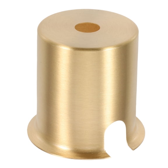 Raindrops Copper Lamp Socket Replacement Kit in Golden Brass for Lighting and Electrical Repair