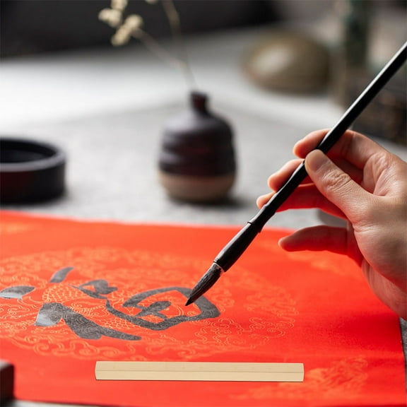 Raindrops Copper Paperweight With Scale Paper Weight Portable Calligraphy Paper Weight Decor Copper Paperweight Copper Paper Weight for Calligraphy Practice