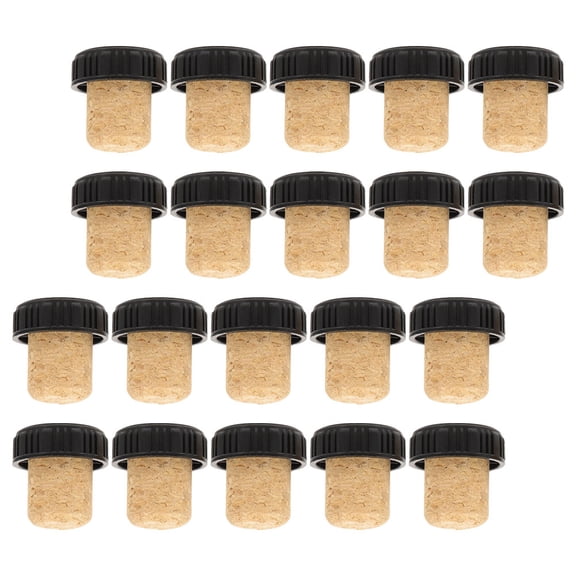 Raindrops Corks Bulk 20Pcs T-Shaped for Wine Bottles with Aroma Sealing