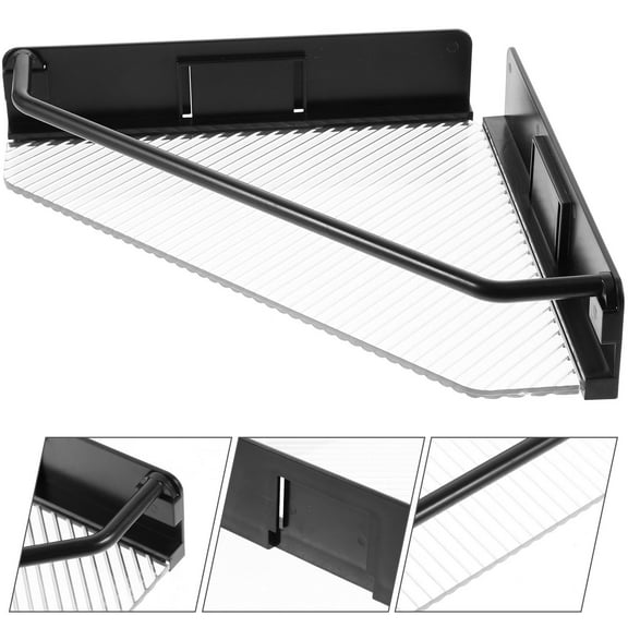 Raindrops Corner Wall Shelf Floating Corner Shelf Triangle Plastic Shelf Wall Storage Display Shelf