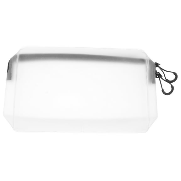 Raindrops Cosmetic Bag Travel Perfume Refillable Bottle Clear Toiletry Bags White