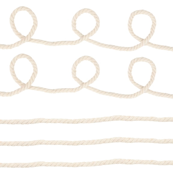 FOMIYES Decorative Beige Cotton Rope for Hanging Blanket Tapestry and DIY Handwoven Projects