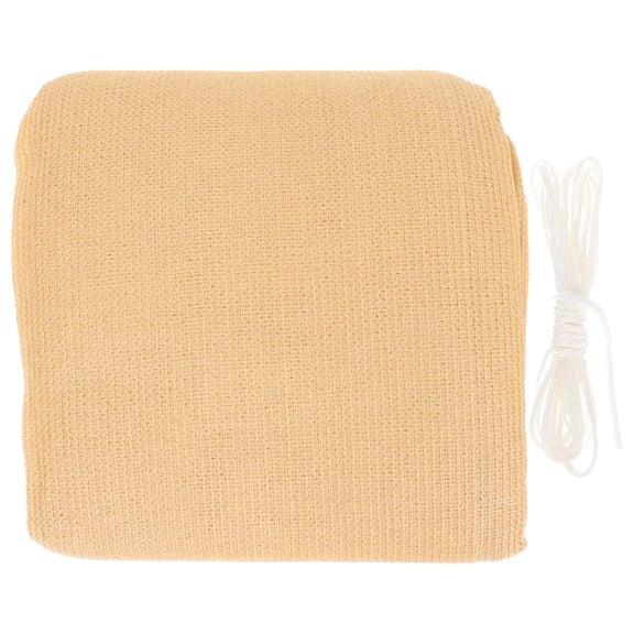 Raindrops  Courtyard Shade Cloth Balcony Mesh Deck Planter Fence Beige