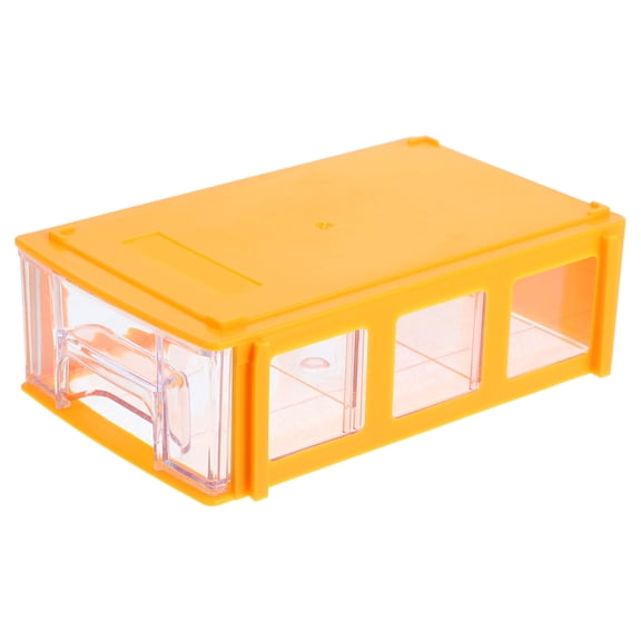 Raindrops Multifunctional Plastic Craft Storage Box with Drawers for Office Desk