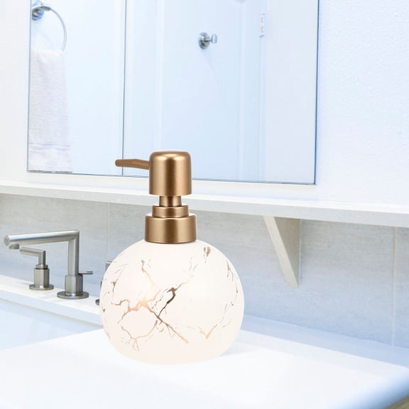 Raindrops Cream Squeeze Bottle Refillable Container Lotion Dispenser Travel 13x9cm White