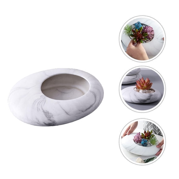 DEMACRIO Patterned Flower Pot Ceramic Creative Design 1Pack