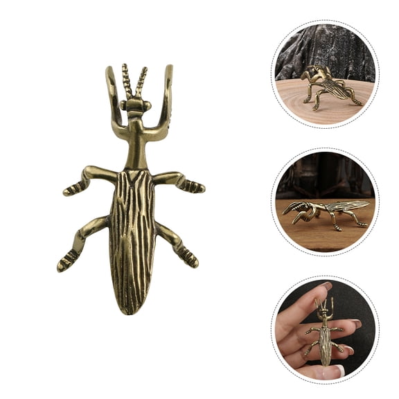 Raindrops Creative Mantis Craft Delicate Figurine Animal Statue Decor Room