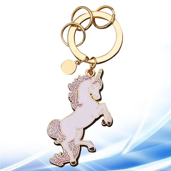 Raindrops White Metal Keychain Handmade Alloy Key Fashionable Pendant Accessory for Keys