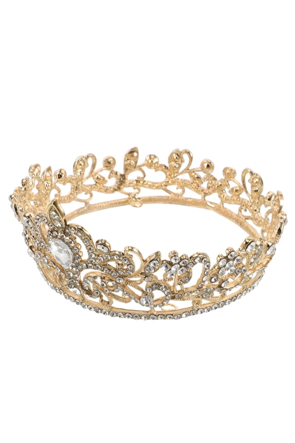 Comfortable Golden Bridal Hairband for Wedding and Party Wear