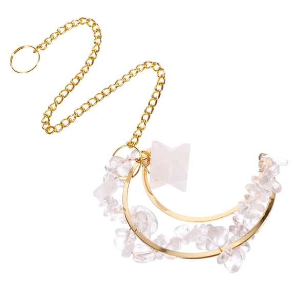 Raindrops Crystal Sun Catcher for Decoration White Crystal Hanging Decor for Window Prism Garden Layout Small