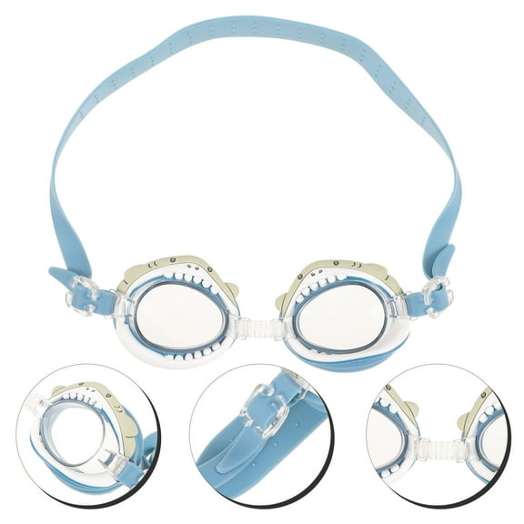 Raindrops Cute Cartoon Animal Swim Goggles For Comfortable Fit Lightweight Design For Pool Use Adorable Shark Style