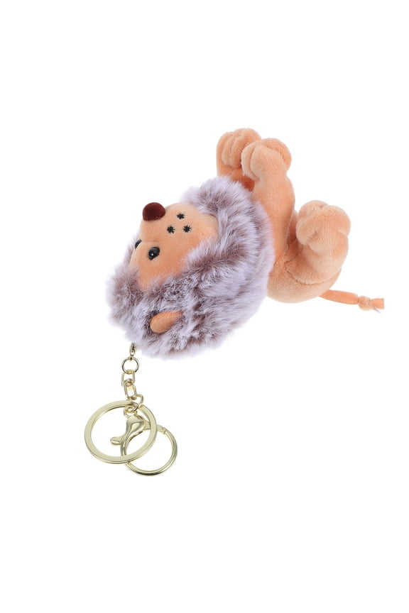 Key Fob Keychain Key Decoration Bag Pendant Brown 1Pack