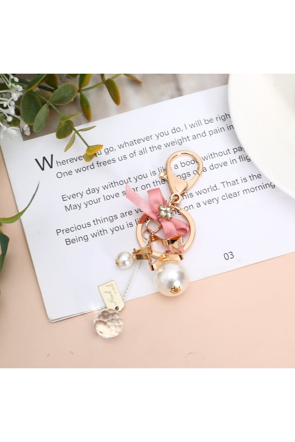 Multi-Color Bow Keychain Charm for Purse, Car Keys, Backpacks, and Accessories Stylish Design