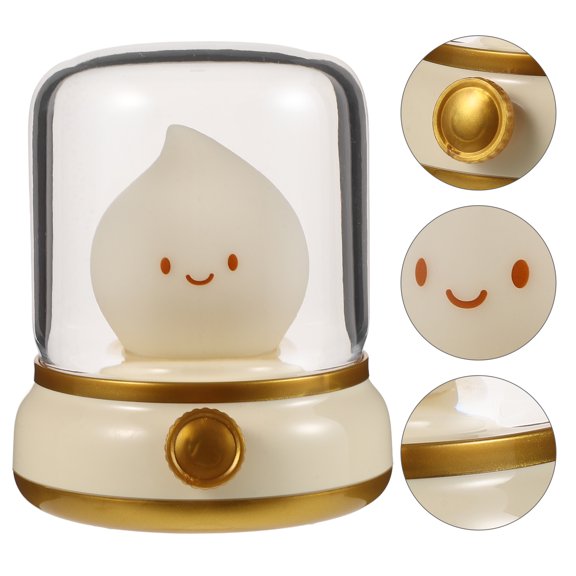 Raindrops Adorable Ghost Night Light Multi Color Plastic Portable for Bedside Use