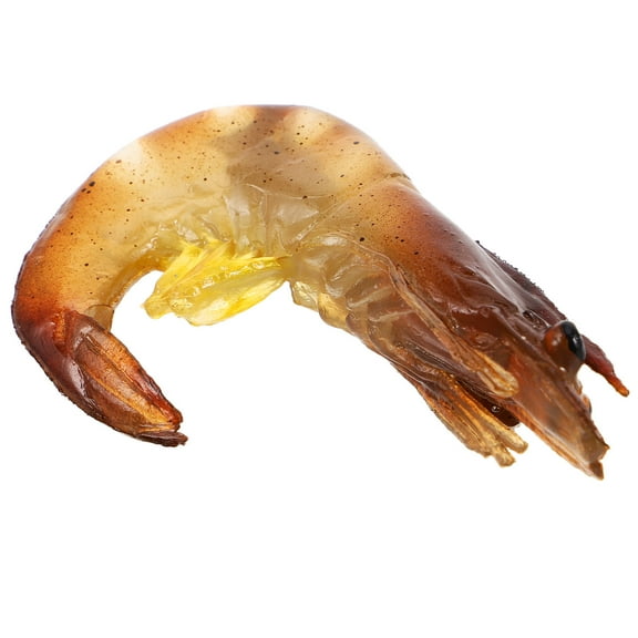 Raindrops Cute Shrimp Hair Clip for Women Funny Hairpin with Realistic Design Made of PVC and Nickel Plated