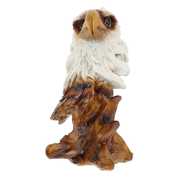 Raindrops  Cute Vintage Eagle Head Resin Ornament Creative Decoration Man