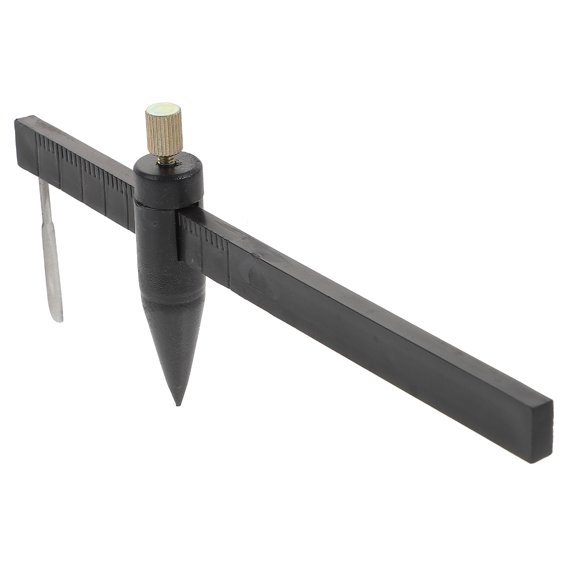 USHOBE Circle Cutters for Crafts Plastic Tabletop Decor Black 1Set