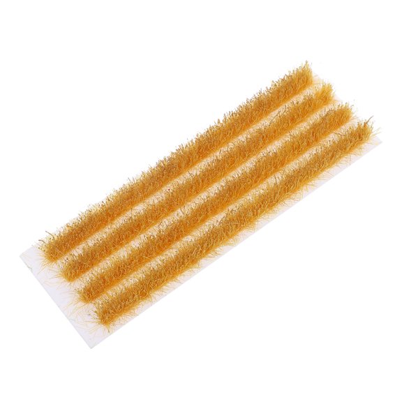 Raindrops Lifelike Field Model Grass Cluster in Golden Resin for Creativity 1Set