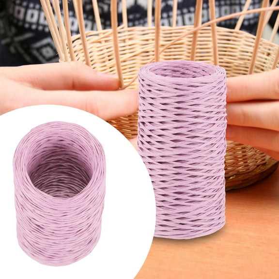 Houderco Woven Rope Violet Fabric 1 Roll 3.7x2in