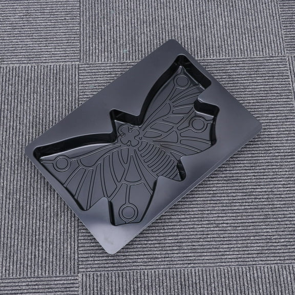 Raindrops DIY Path Mold for Concrete Made of Sturdy ABS Black Reusable for Paving Patios Paths and Driveways 10x6 Inches