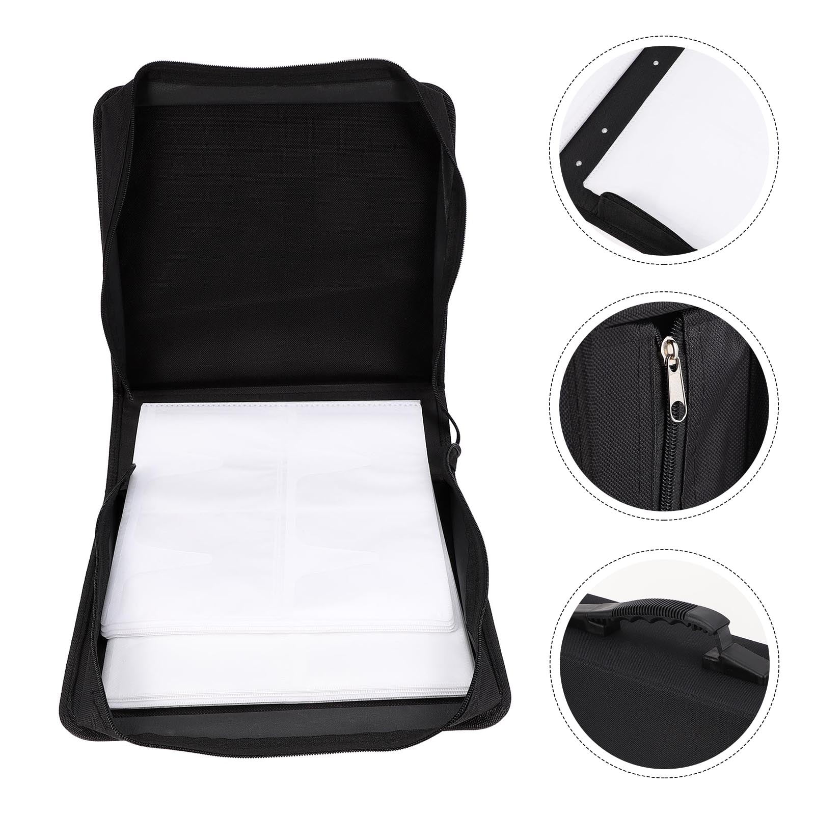 Raindrops DVD Organizer CD DVD Case Holder Rectangular Shape Portable ...