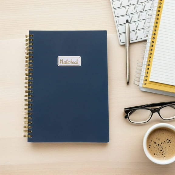 Raindrops Daily Schedule Planner Multi-Use Spiral Notebook Sturdy Coil Notebook Easy To Carry Planner For Notes And Plans Work And Personal Organization Supply  (A5)