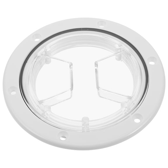 Raindrops Deck Plate with Inspection Hatch for Boats, Yachts, Kayaks - Ideal for Decks, Handholes, Toolboxes, and Easy Maintenance