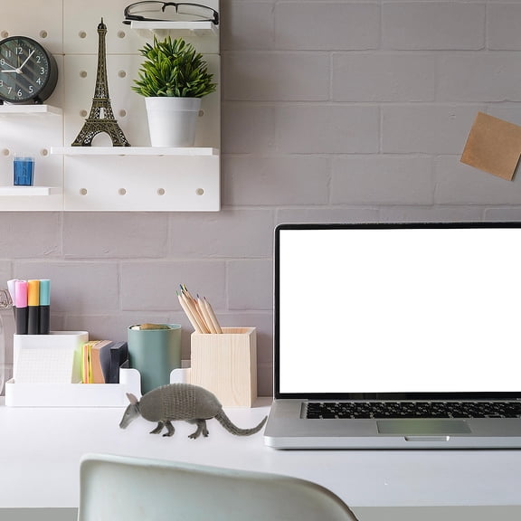 Raindrops Animal Simulation Ornaments Armadillo Model Grey Plastic 1PC Home Decoration