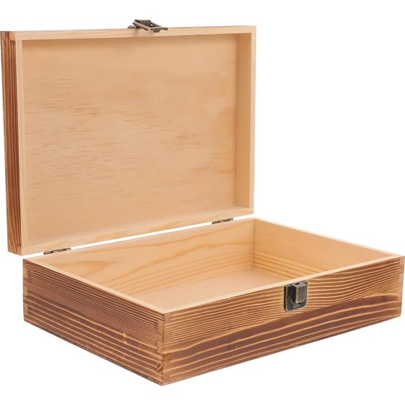 Raindrops Decor Craft Versatile Storage Box Student 28.00X19.50X8.50CM Coffee