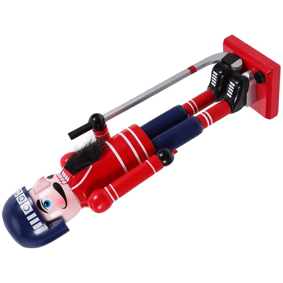 Raindrops 1Pcs Cute Nutcracker Figure Ice Wooden Christmas Decoration