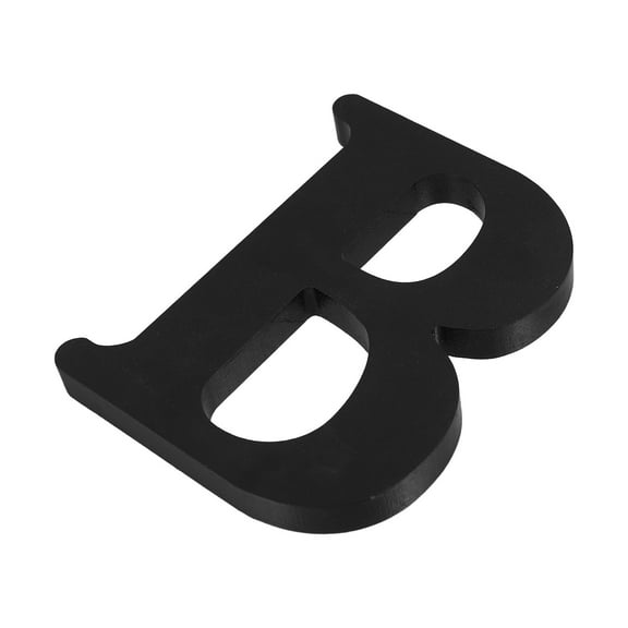 Raindrops Black Wooden Letters for Wall and Alphabet Blocks for Home Craft Projects Initial Letter Decor