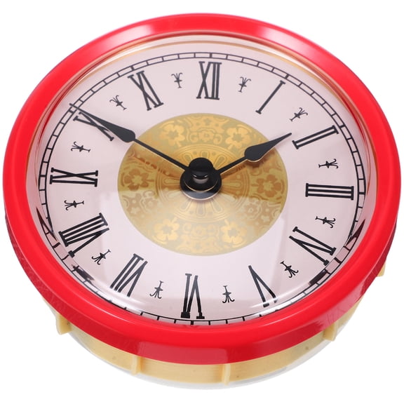 Raindrops Vintage Style Round Clock Insert with Quartz Movement for Accurate Timekeeping