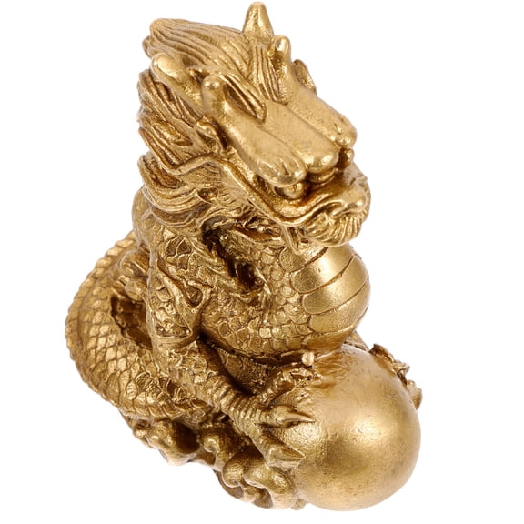 Raindrops Decorative Mini Dragon Decorations New Year Miniature Dragon Figurines Dragon Statue