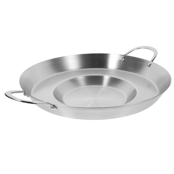 Raindrops Stainless Steel Frying Pot Silver Non-Stick Multi-Functional Kitchen Use