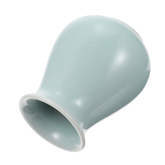 USHOBE 1Pc Green Ceramic Pen Holder Office and Desk Storage Organizer