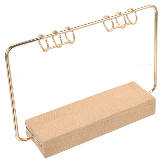 Raindrops Desk Calendar Base Flip Brackets Desktop Stand Home Accessories