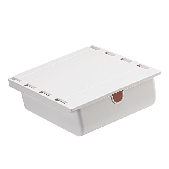 Raindrops Organiser Tray Office Storage Drawers Work Desk Table White