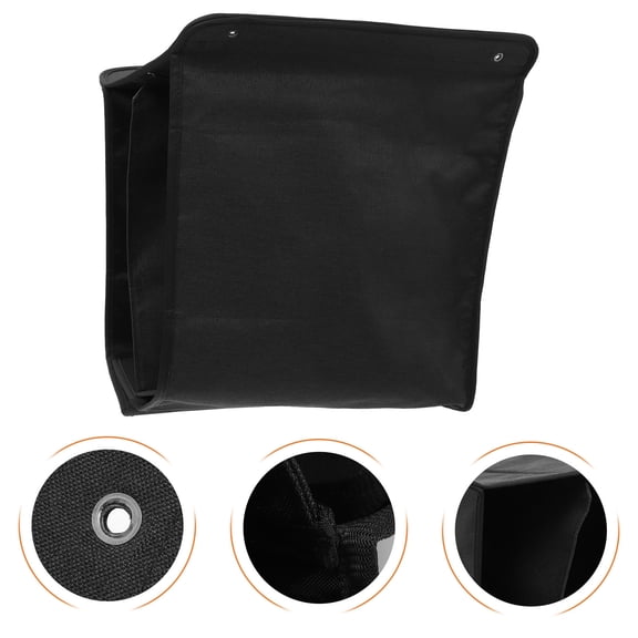 Raindrops Black Multi-Compartment Under Desk Organizer Box for Home and Office Storage with Stable Design