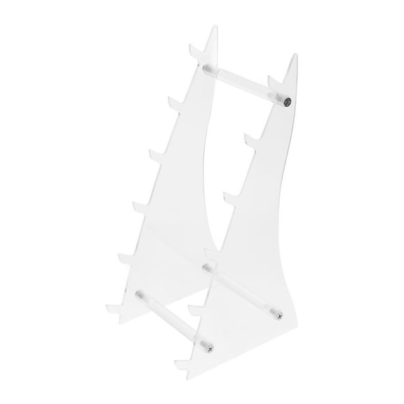 CHICHUMID Countertop Organizer Rack Acrylic Transparent 1Pcs 10.2X5.3X3.9In