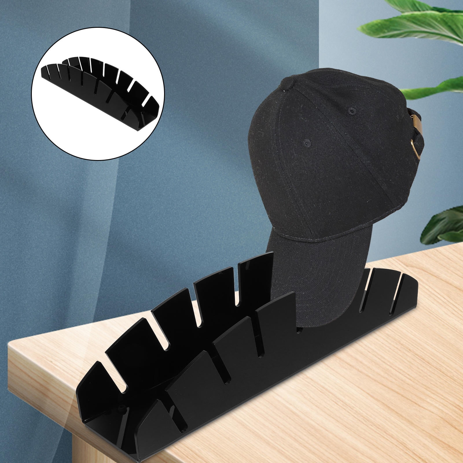 Raindrops Desktop Hat Stand Acrylic Holder Cap Rack Organizer Baseball ...