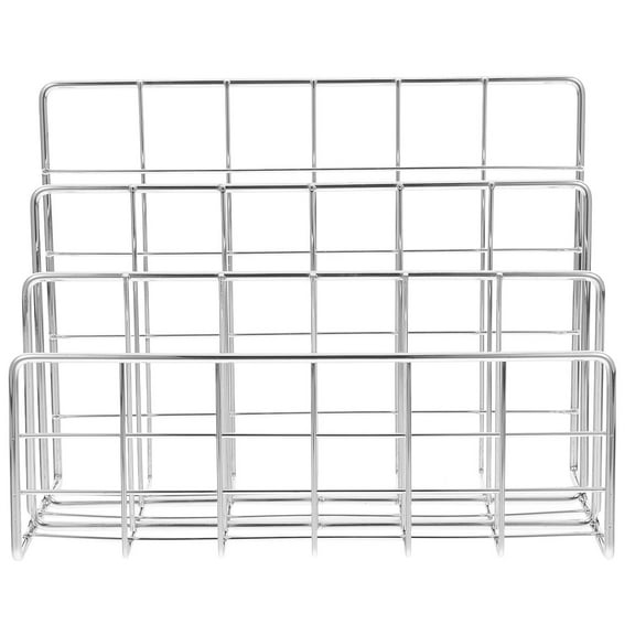FOMIYES Stylish Iron Desktop File Organizer for Books Folders and Mail