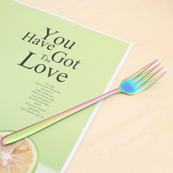 Raindrops Reusable Dessert Forks Stainless Steel for Parties and Restaurants 1Pcs