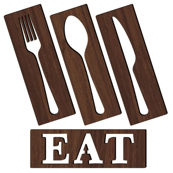 Raindrops Dining Room Decor for Wall Farmhouse The Kitchen Large Brown