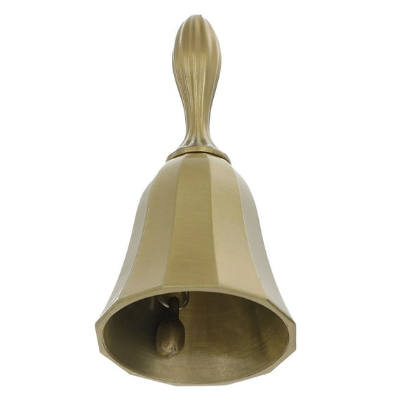 Raindrops Dinner Bell Ring Doorbell Chime Service Bell 10X4.6cm Golden