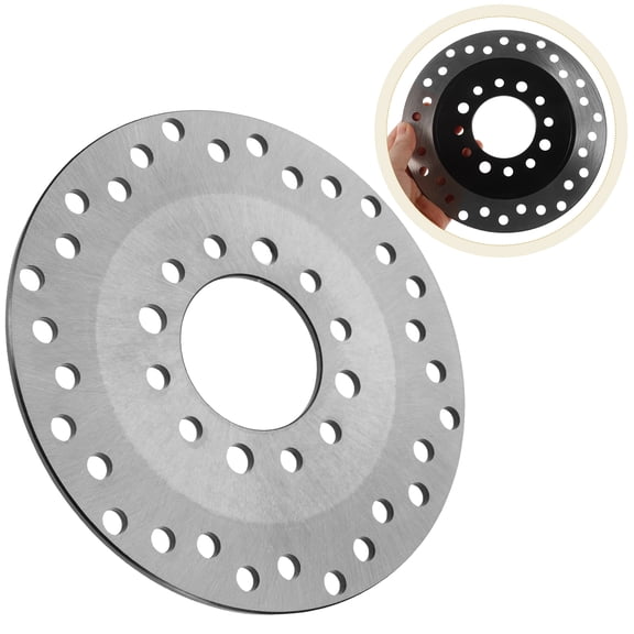 Raindrops Heavy Duty Metal Bike Brake Disc Replacement for Motorcycle Enhanced Safety and Performance