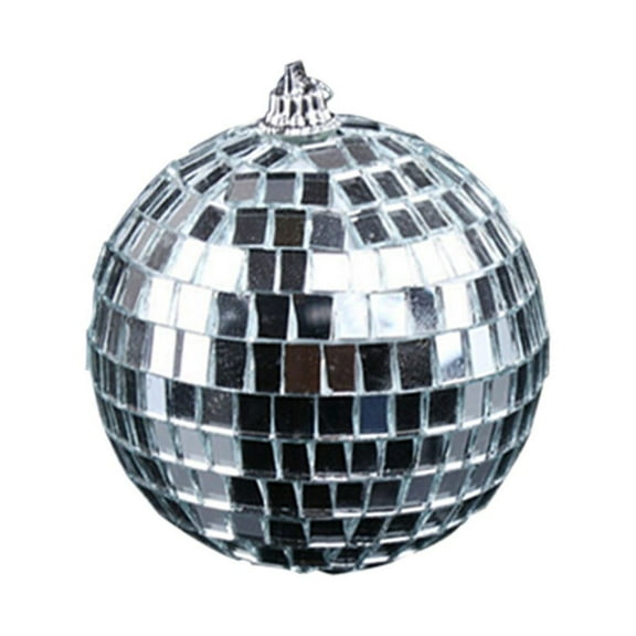 Raindrops Disco Mirror Ball Decor Large Ornaments Decoration Stage Silver